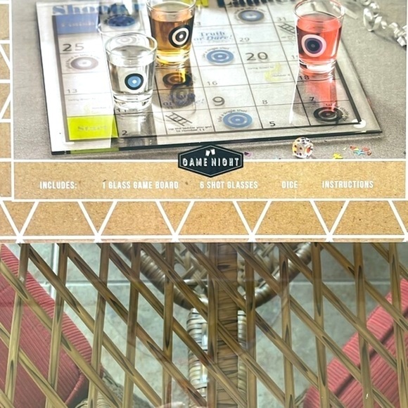 Brand New Shoots & Ladders Drinking Game Glass Party Shot Glasses Game Night - Picture 3 of 13